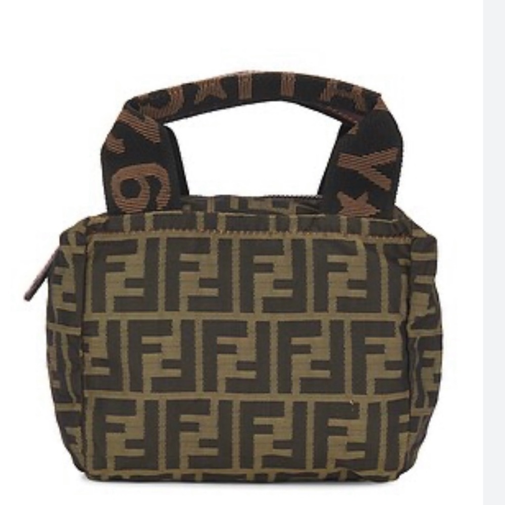 Fendi  Vintage Zucca Canvas Mini Handbag